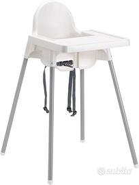Coppia Seggioloni IKEA bianco