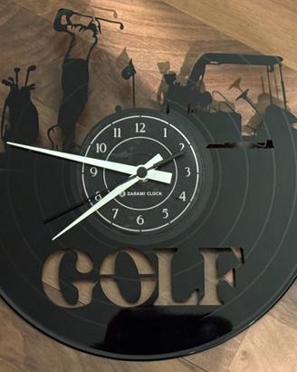 Orologio in vinile golf