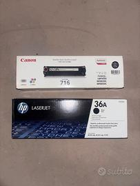 Toner stampante HP CB436A e Canon 716