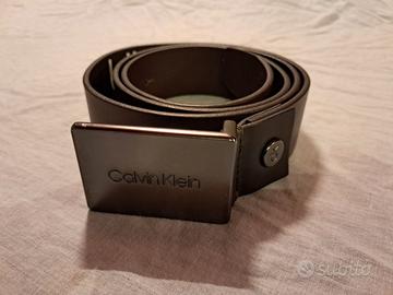 Cintura Calvin Klein cm 95 marrone made in italy