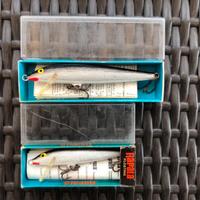 2 esche artificiali da pesca vintage RAPALA