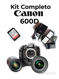 Kit Canon 600D + Sigma 35mm Art + 10-20mm f3.5
