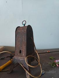 vecchio girarrosto a manovella