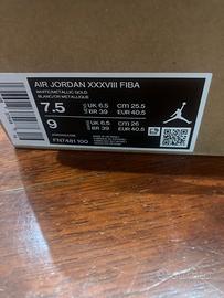 Scarpe basket Air Jordan XXXVIII FIBA