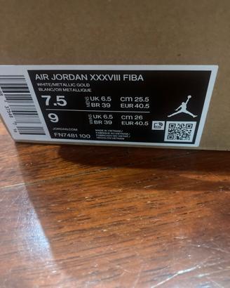 Scarpe basket Air Jordan XXXVIII FIBA