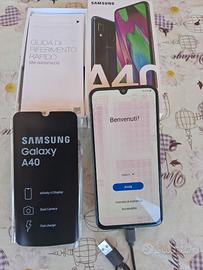 Samsung Galaxy A40 nero in condizioni eccellenti