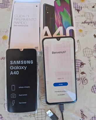 Samsung Galaxy A40 nero in condizioni eccellenti