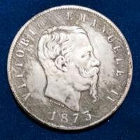 5 Lire Vittorio Emanuele II 1875