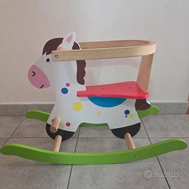 Dondolo Legno Bambini