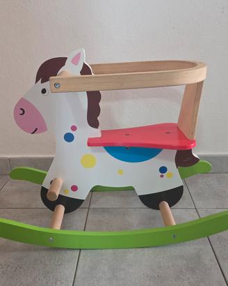 Dondolo Legno Bambini