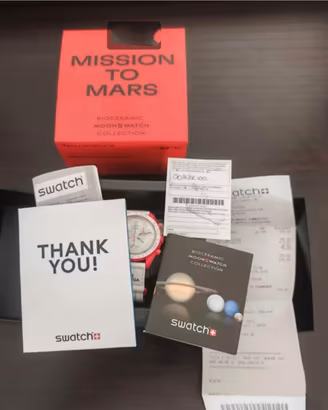 Orologio Moonswatch Omega Mission to Mars nuovo
