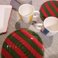 servizio piatti dipinto a mano 