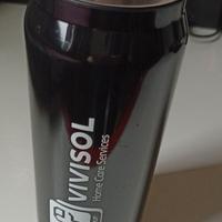 Borraccia termica nera Antiperdita e Antibacterial