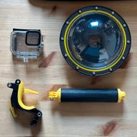 Obiettivo Telesin Dome port per GoPro hero 9