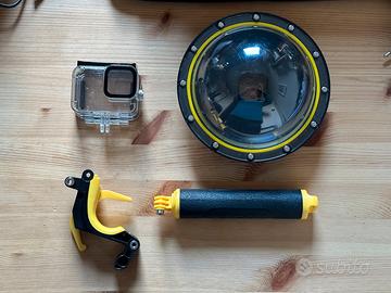 Obiettivo Telesin Dome port per GoPro hero 9