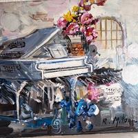 Olio su tela di Riccardo Milani