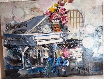 Olio su tela di Riccardo Milani