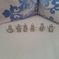 SET 6 MINIATURE CAFFETTIERE STORICHE LAVAZZA
