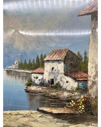 Quadro scorcio lago