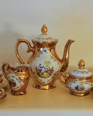 Servizio da caffè d'epoca porcellana Bavarese 