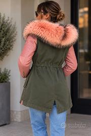 Parka pelliccia XS giacca
