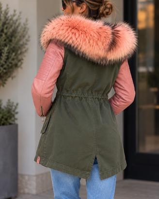 Parka pelliccia XS giacca