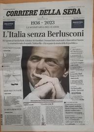 Corriere della sera 13/06/2023 muore Berlusconi