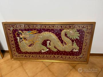 Quadri di stoffa fatto a mano in originale