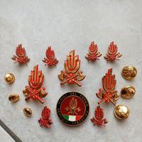 vigili del fuoco italiani fregi in metallo