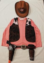 Costume di carnevale Cawboy 7/10 anni
