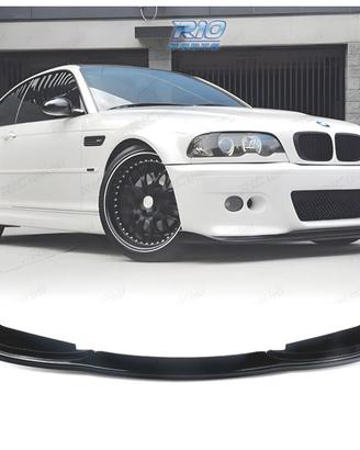 SPOILER LIP BMW E46 98-07 LOOK M3 NERO LUCIDO
