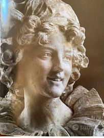 Busto in gesso 1800