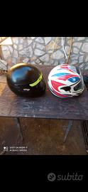 Casco  integrale con visiera per moto scooter