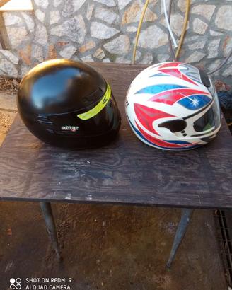 Casco  integrale con visiera per moto scooter