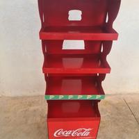Mobile Espositore coca cola in metallo torre totem