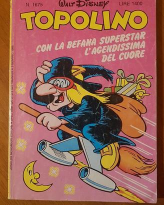 Topolino libretto Disney n.1675 del 3 Gennaio 1988