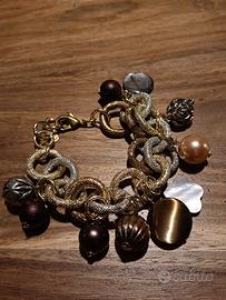 Bracciale metallo dorato
