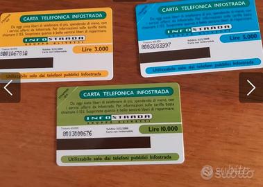 Schede telefoniche Infostrada