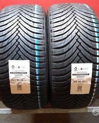 2 gomme 205 40 18 maxxis a4550