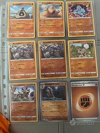 Lotto carte Pokemon Lotta