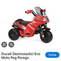 Moto elettrica per bambini Ducati