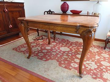 Tavolo da pranzo estensibile  6-12 posti d'epoca