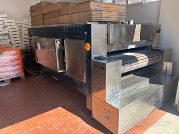 Forno a tunnel per pizza