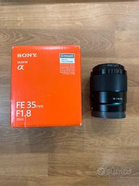 Obiettivo sony 35mm 1.8