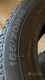 2 gomme 165 70 14 estive usate ma buone