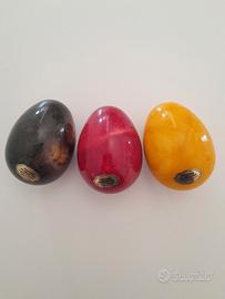 Uova vintage in alabastro 