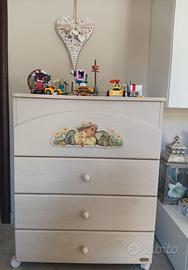 Armadio e cassettiera cameretta bambino