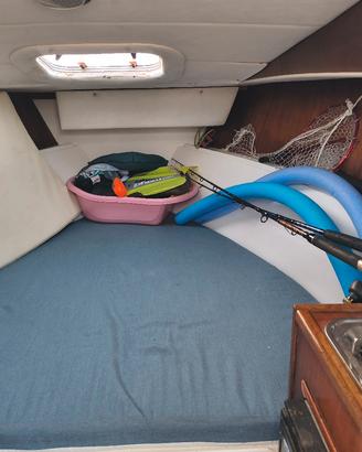 semi cabinato entrobordo in linea d'asse 