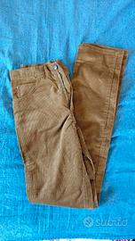 Pantaloni in velluto beige Bolton & Cassidy