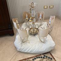 Lamapdario camera da letto in cristallo